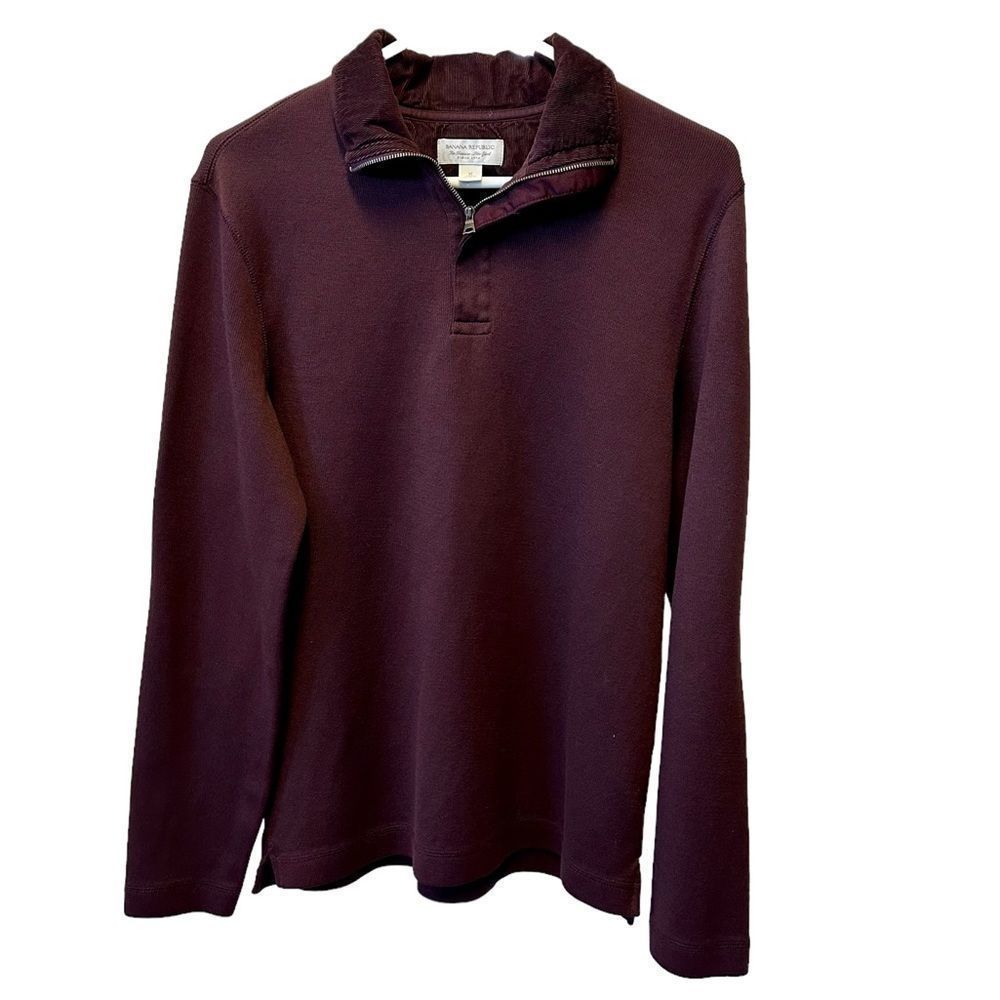 Banana Republic, long sleeve ,Maroon , size medium - Picture 1 of 3